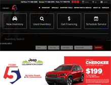 Tablet Screenshot of freedomchryslerjeepofharrisburg.com